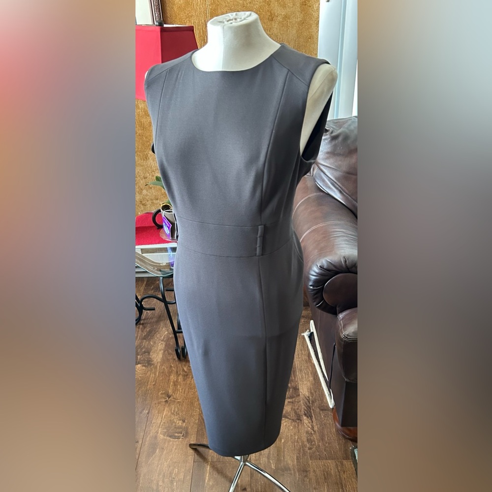 Calvin Klein Charcoal Midi Dress
